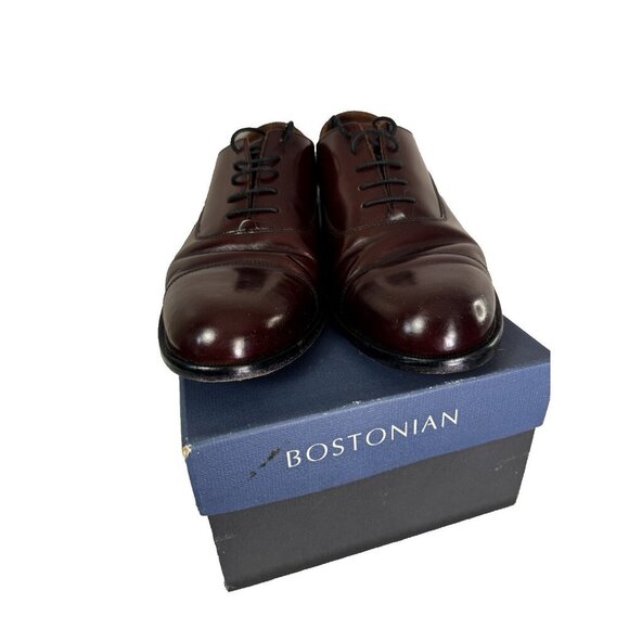 Bostonian Mens 10 M Oxford Dress Shoe Omaha Brown Business Office Heritage Boxed - Picture 4 of 14